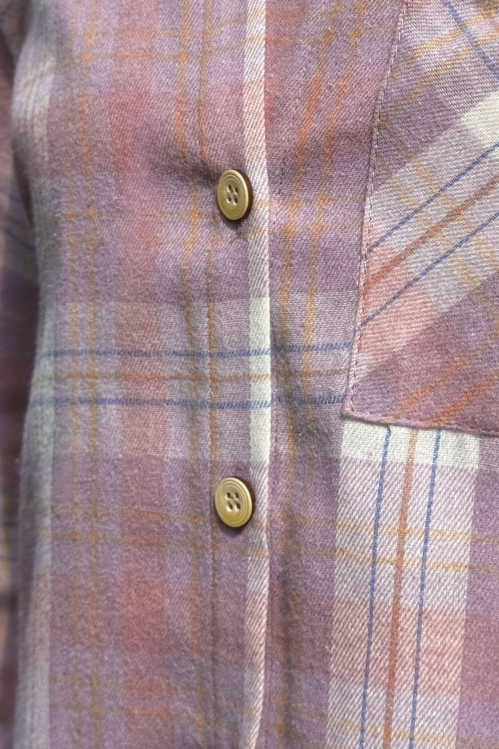 Pink checkered straight shirt