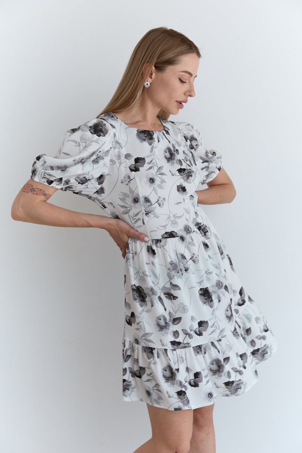 Little black cut-out dress