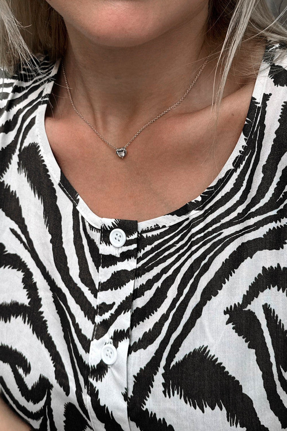 Black scoop neck midi dress